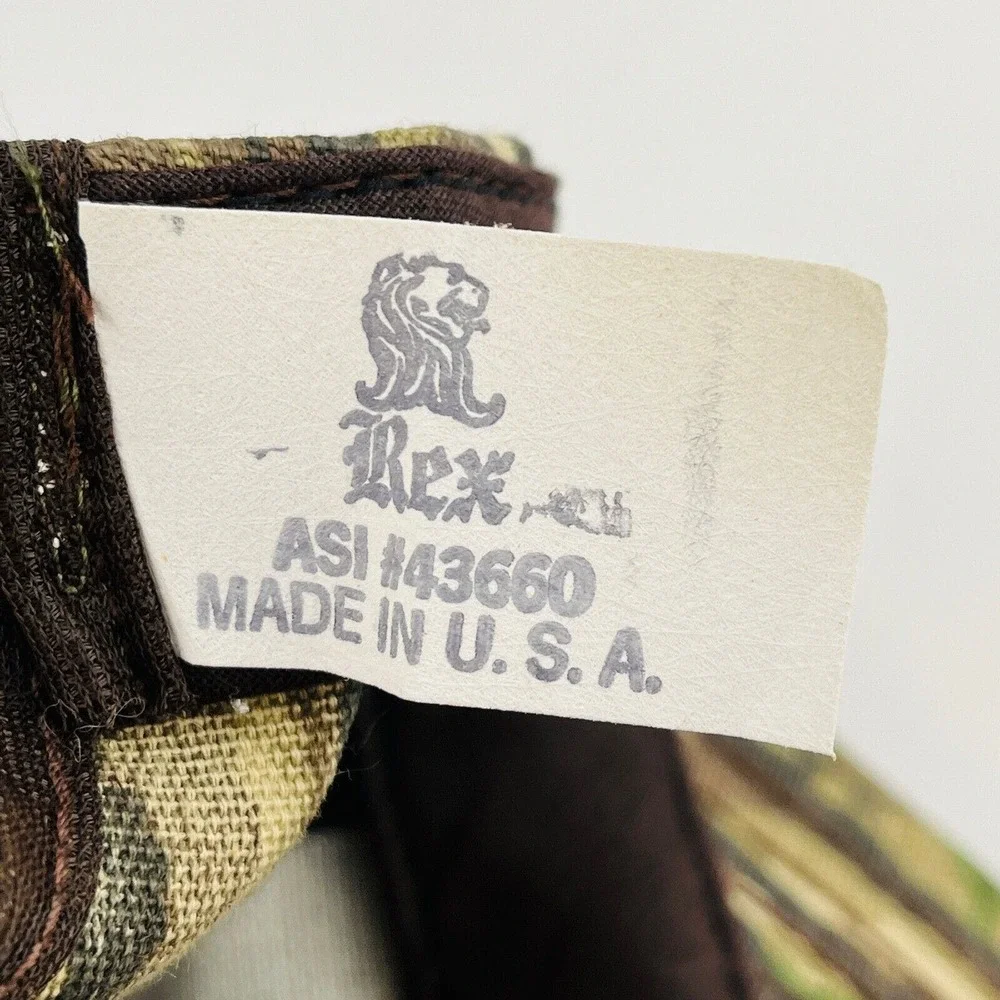 Vtg Gerber Legendary Blades Snapback‎ Cap Camouflage Camo Fiskars Adjustable USA